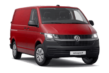 Van Hire Wallsend - Red VW Transporter Automatic - Van hire Wallsend
